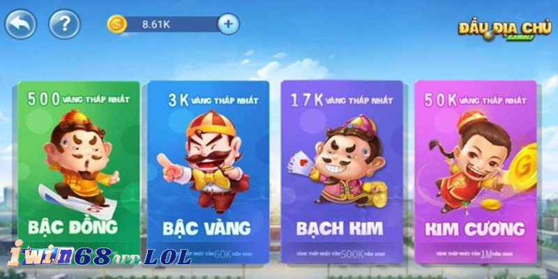 Giới thiệu khái quát về game bài Đấu Địa Chủ IWIN68